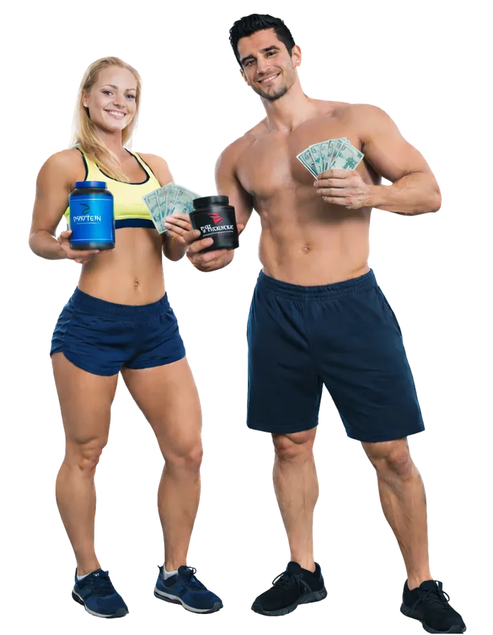 Cliente iFree com produtos de suplementação comprados com desconto
